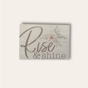 Rise & Shine Wall Decor